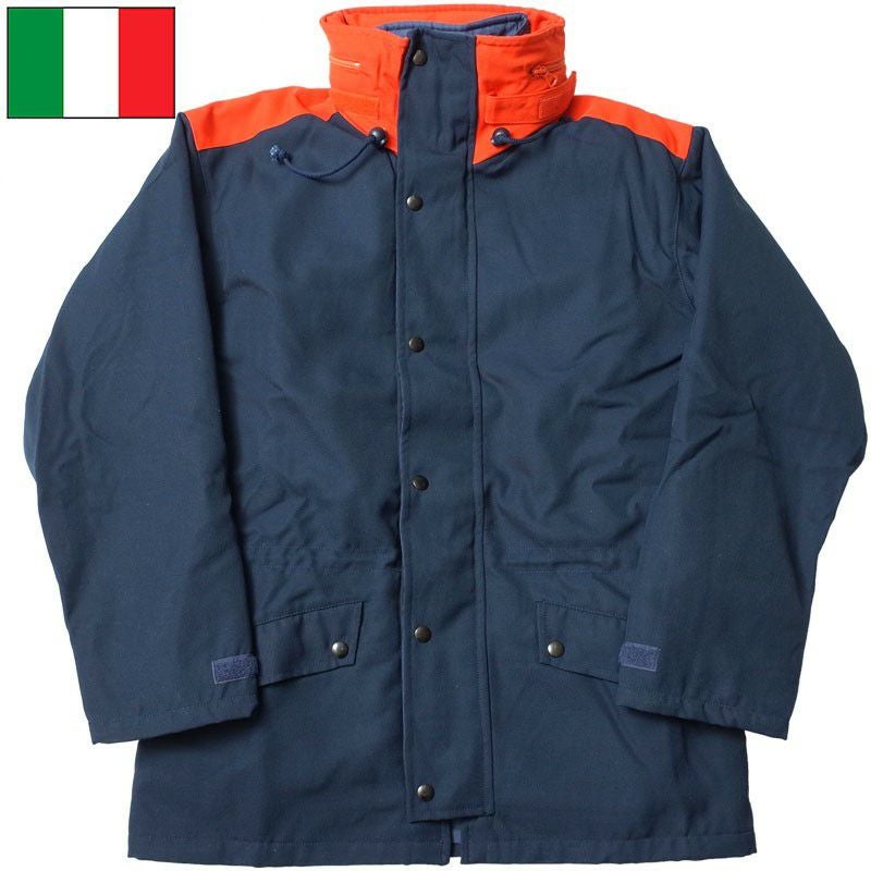 イタリア軍 NAVY デッキパーカー ネイビー デッドストック JP082NN