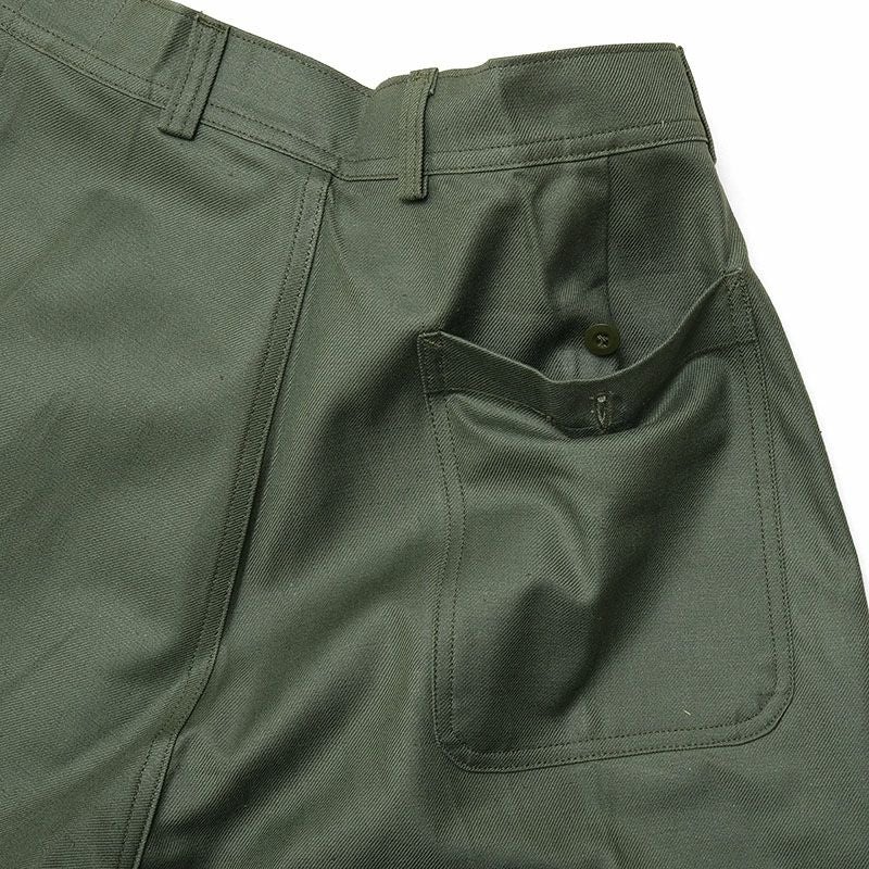 フランス軍 Air Force ワークパンツ コットンツイル グリーン デッド