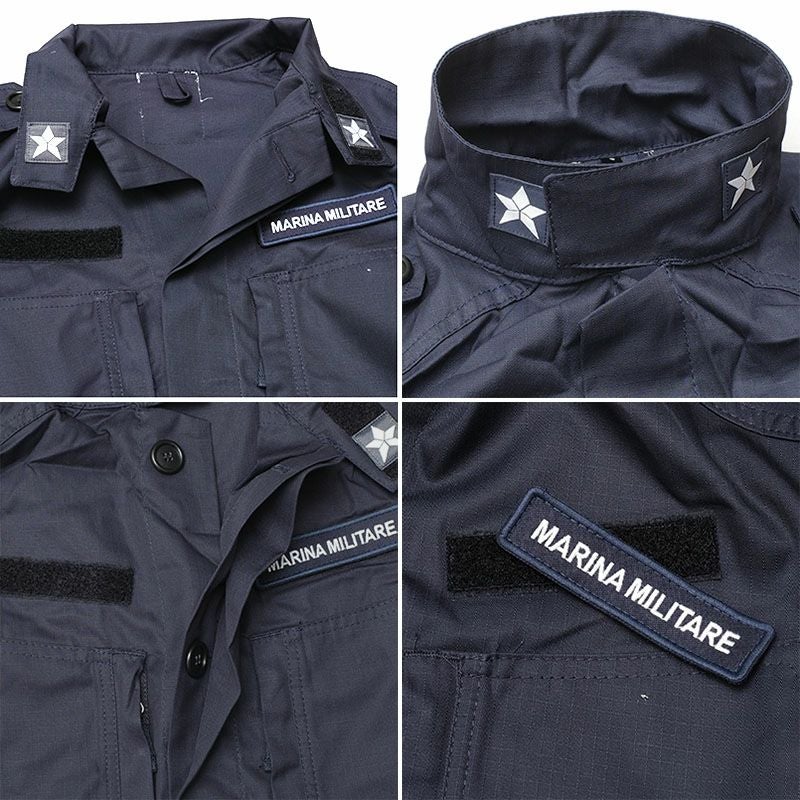 イタリア軍 MM フィールドジャケット ネイビー デッドストック JJ361NN