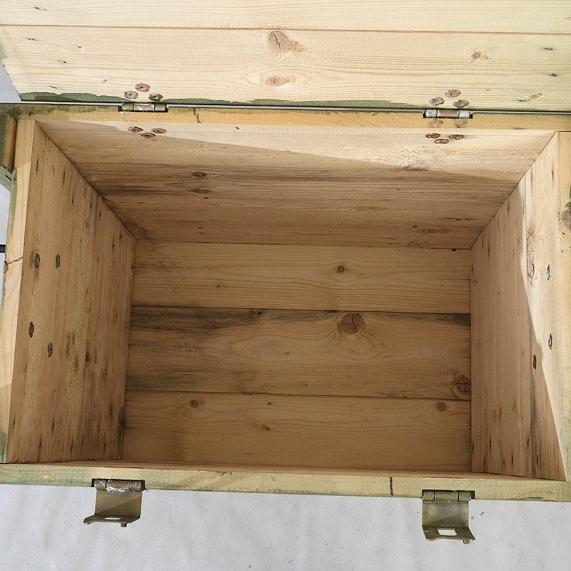 ドイツ軍 DM35 ウッドボックス オリーブ 65×40×60cm USED BX199UN 大型