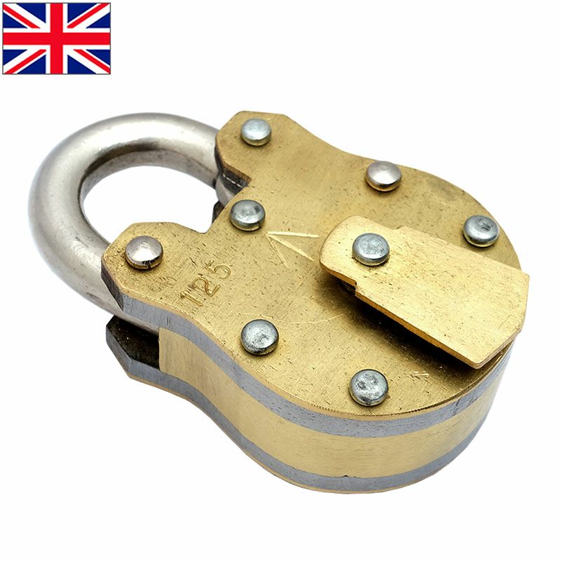 イギリス軍タイプ 南京錠 デッドストック EE826NN 英国 UK パッド
