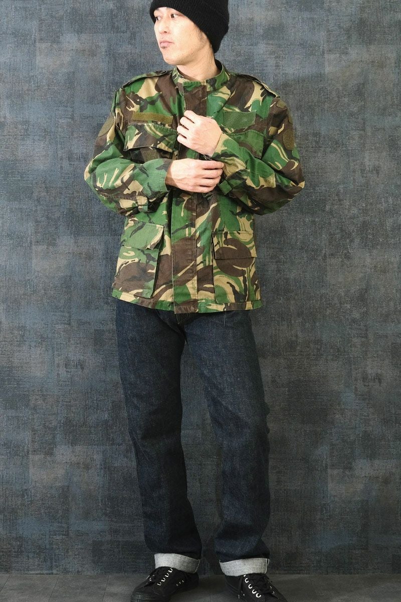ポルトガル軍 AF スタンドカラー フィールドジャケット DPMカモ USED