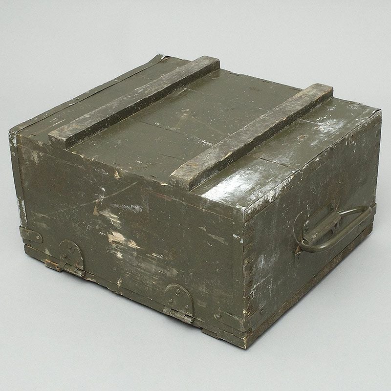 チェコ軍 アンモボックス ウッド S オリーブ USED BX101UN アーモ 弾薬