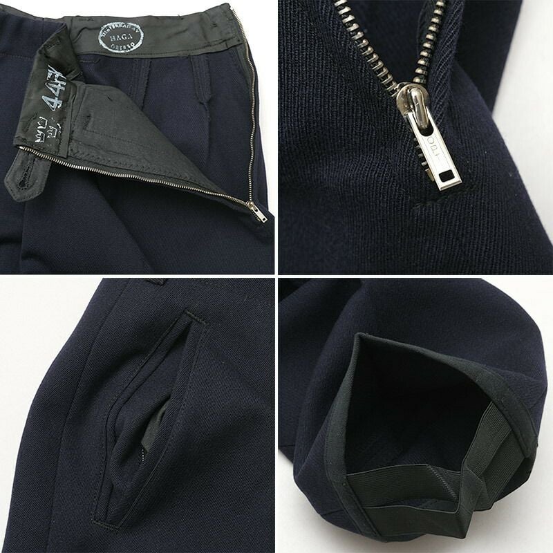 スウェーデン軍 ドレスパンツ ウール ネイビー デッドストック SWD