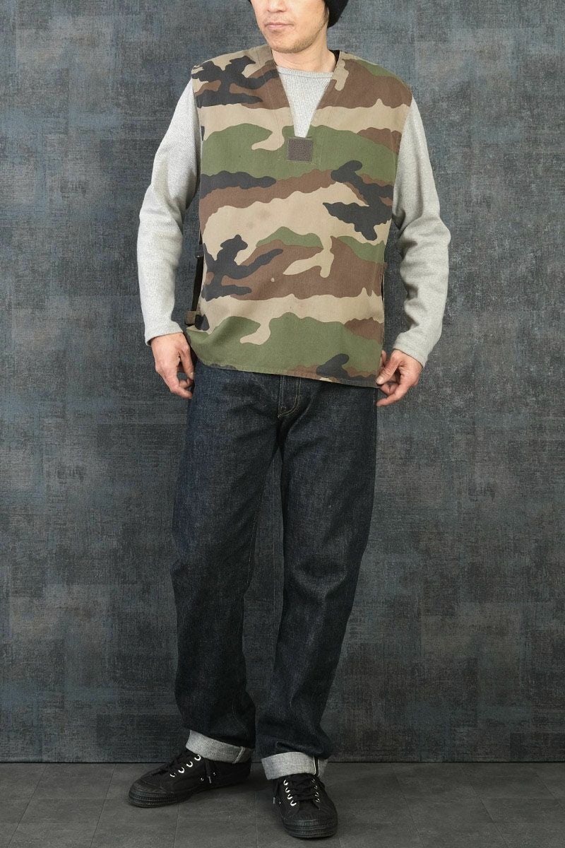 メール便可 フランス軍 GAOベスト CCEカモ HBT USED JS185UN