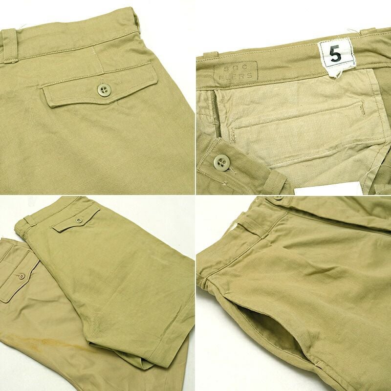 フランス軍 フレンチカーキショーツ M-52ショートパンツ USEDM52