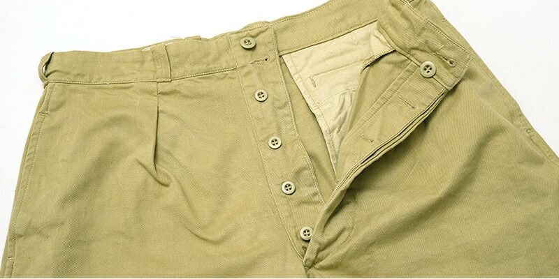 フランス軍 フレンチカーキショーツ M-52ショートパンツ USEDM52