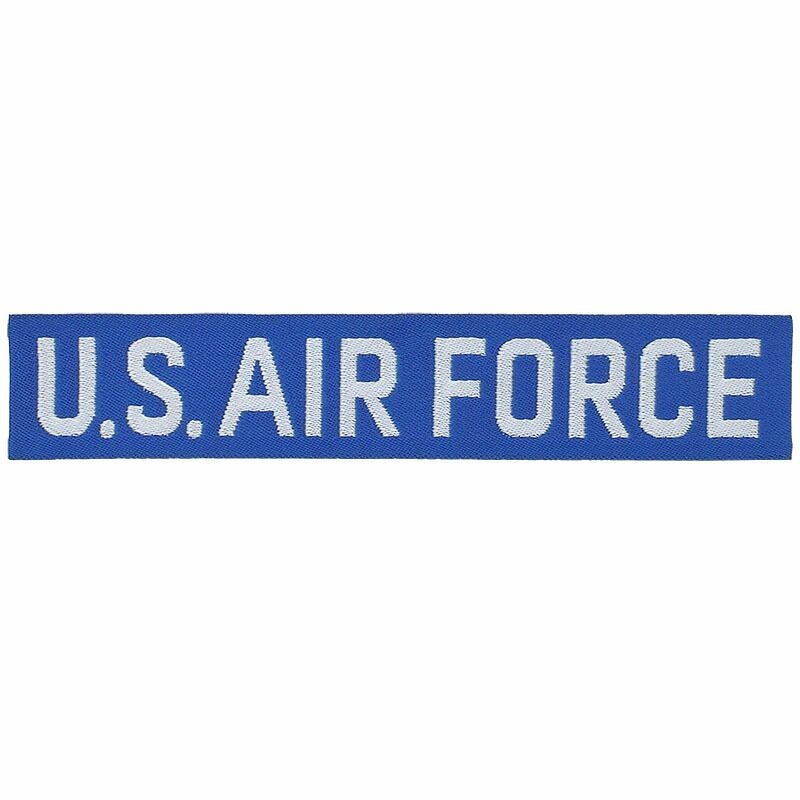 メール便可 米軍タイプ US AIR FORCE タグ ワッペン 新品 #EE839NN US