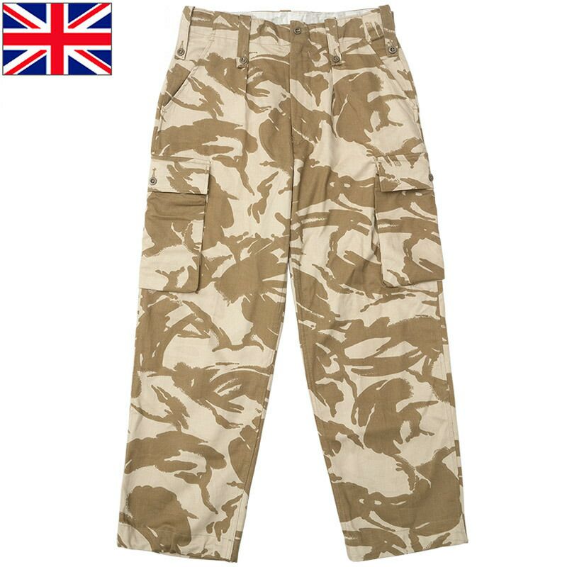 イギリス軍　コンバットジャケット上下セット　パンツ　サバゲー イギリス軍 コンバットパンツ ライトウェイト デザートDPM オールド