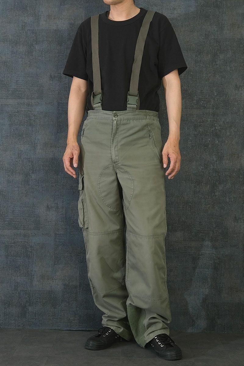 フランス軍 AF サスペンダーパンツ オリーブ USED 仏軍 Air Force エア