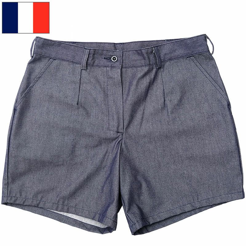 フランス軍 デニム ショートパンツ レディース デッドストック
