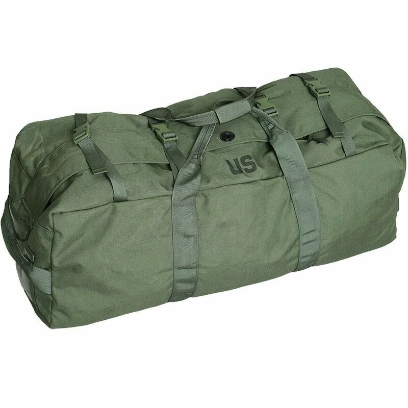 米軍 コーデュラナイロン ダッフルバッグ オリーブ 新タイプ USED