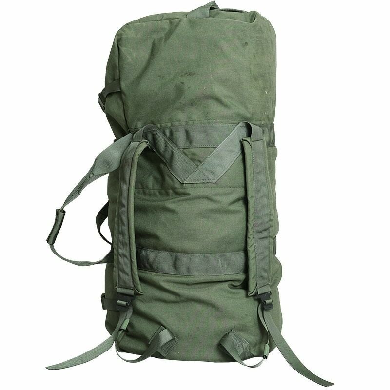 米軍 コーデュラナイロン ダッフルバッグ オリーブ 新タイプ USED
