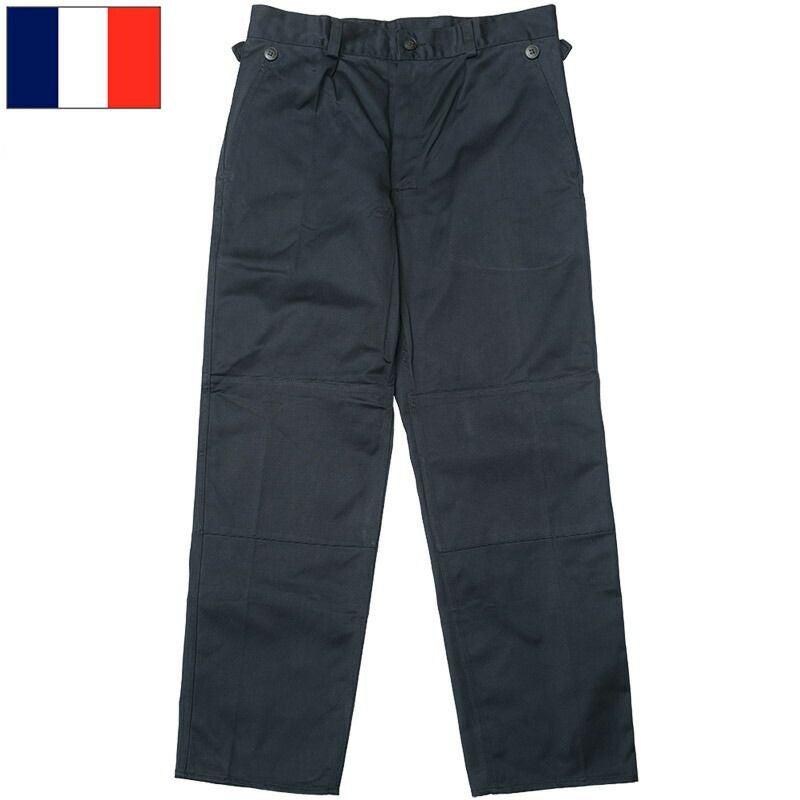 フランス軍 メカニック ワークパンツ ネイビー デッドストック PP451NN