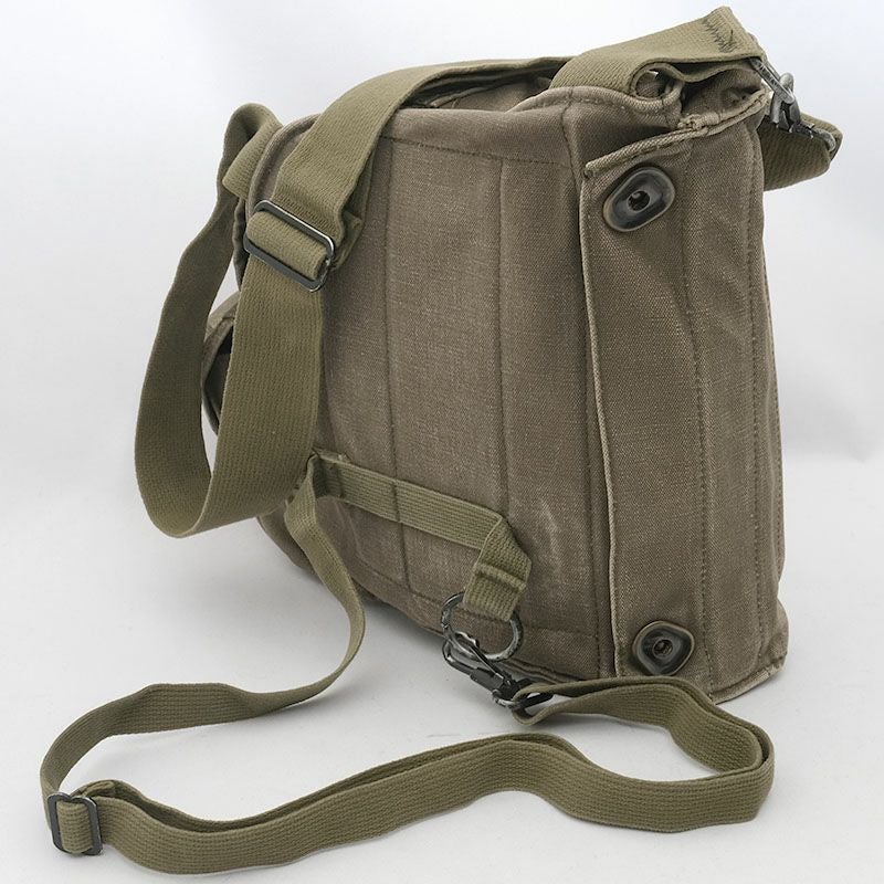 米軍 M17 ガスマスク ショルダーバッグ オリーブ USED BS214UN