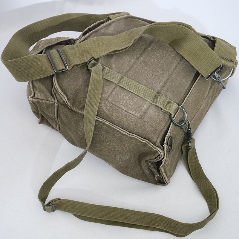 米軍 M17 ガスマスク ショルダーバッグ オリーブ USED BS214UN