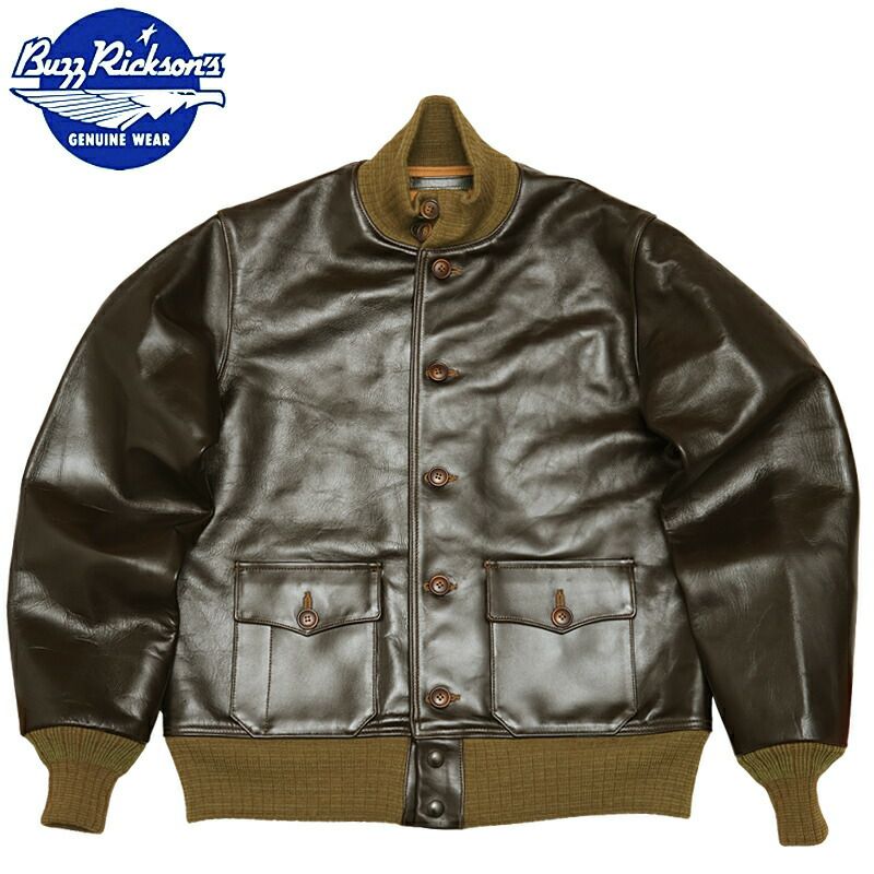 【BUZZ RICKSON’S】1st型大戦モデルレザージャケット BUZZ RICKSON'S] A Buzz Rickson's wartime model denim jacket