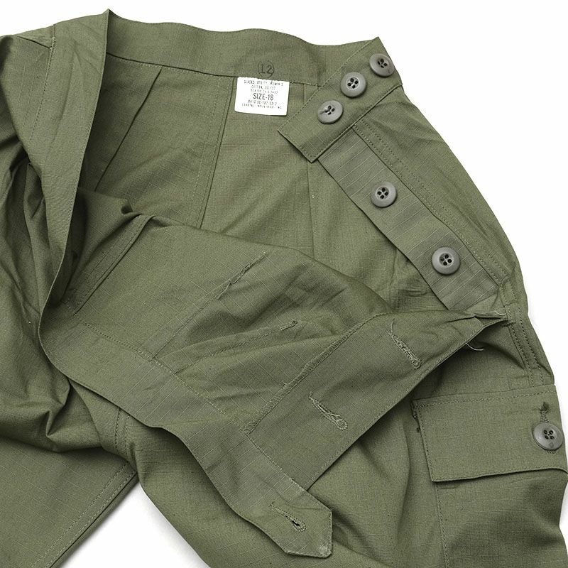 米軍 ユーティリティ パンツ リップストップ オリーブ レディース