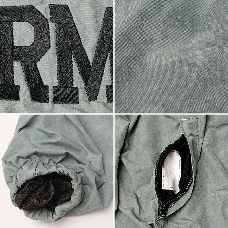 米軍 ARMY IPFU トレーニングジャケット ナイロン グレー デジタルカモ