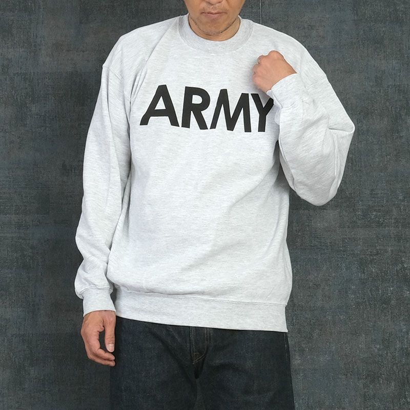 GILDAN ギルダン ULTRA BLEND クルーネック スウェットシャツ ARMYロゴ 