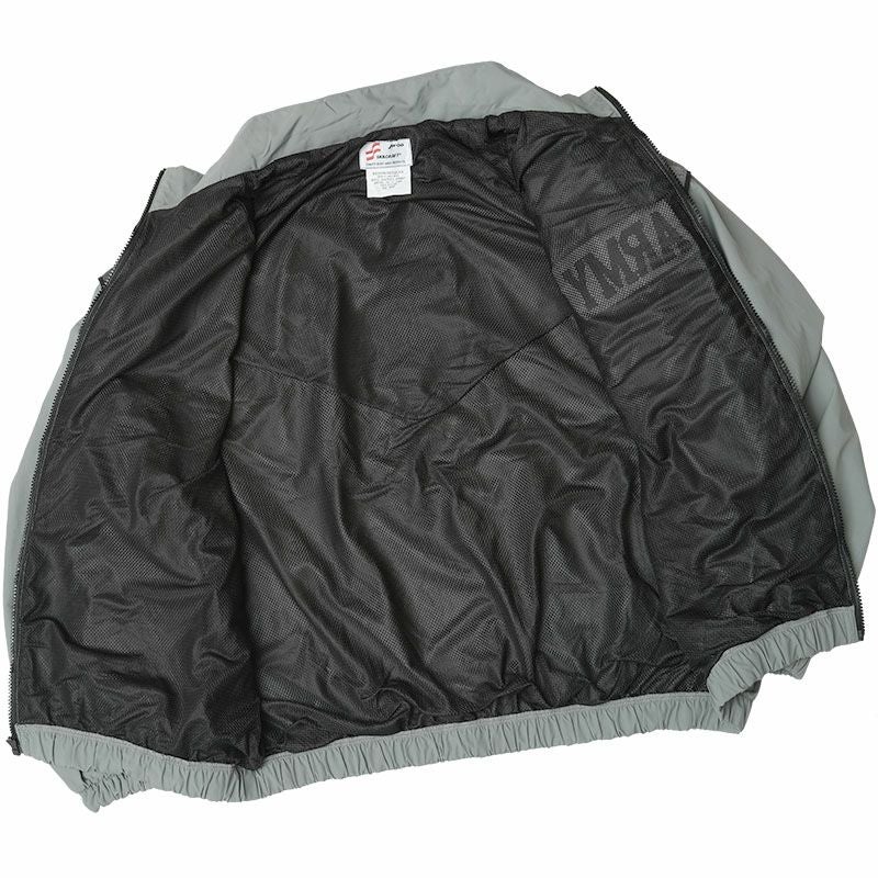 米軍 ARMY IPFU トレーニングジャケット ナイロン グレー USED JJ371UN