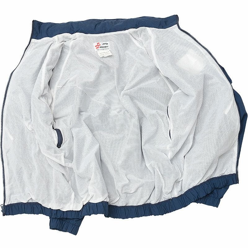 米軍 AIR FORCE PTU トレーニングジャケット ナイロン ネイビー USED 