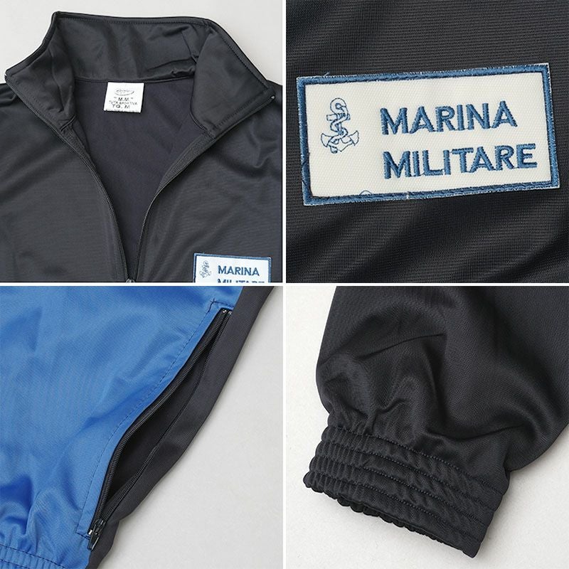 イタリア軍 MMトレーニング ジムスーツ ブルー 上下セット デッド