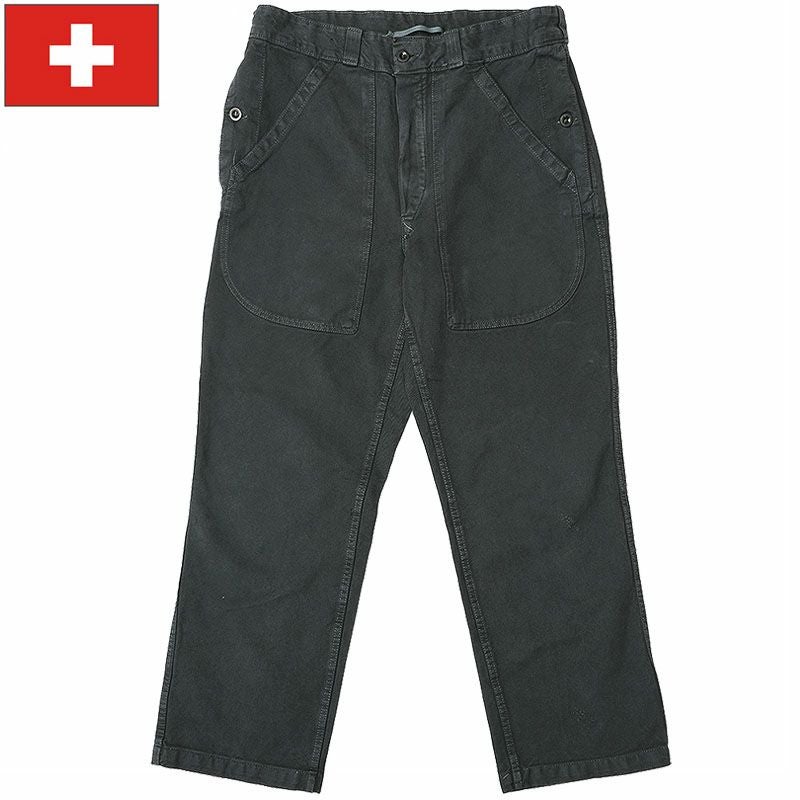 スイス軍 デニムパンツ 黒染め USED PP039UD ワークウェア ワーカー