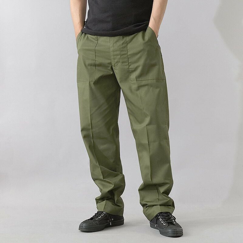 イギリス軍 フィールドパンツ オリーブ 3ポケット デッドストック