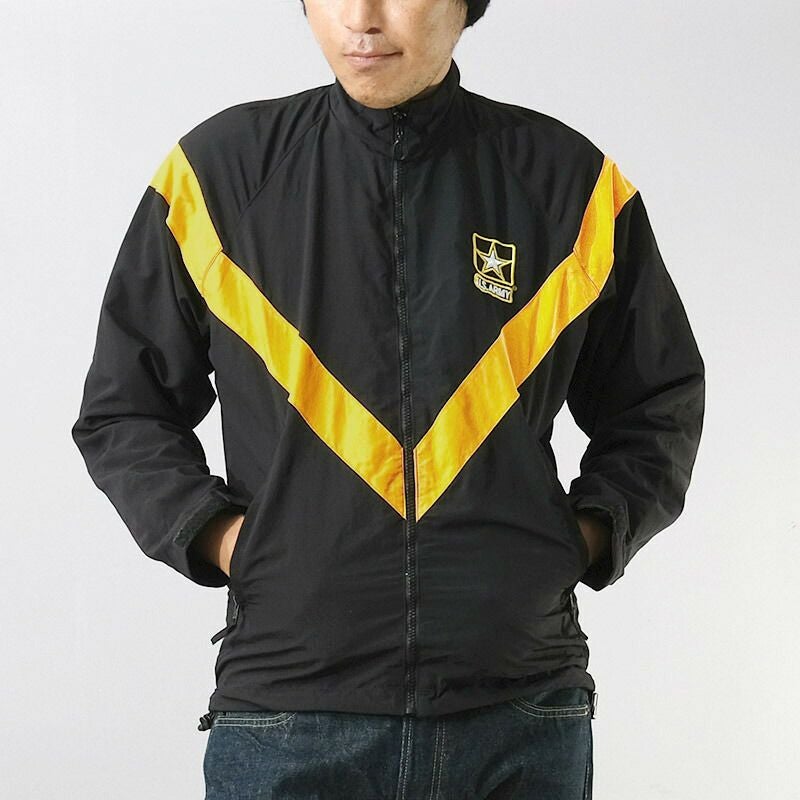 10%OFF！□米軍 ARMY APFU トレーニングジャケット ナイロン ブラック