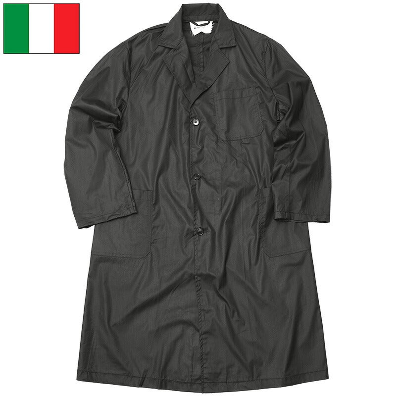 Termoplus×ME ASCENSORI（ITA）ビンテージワークコート イタリア軍 ワークコート ブラック 薄手 デッドストック JC095NN