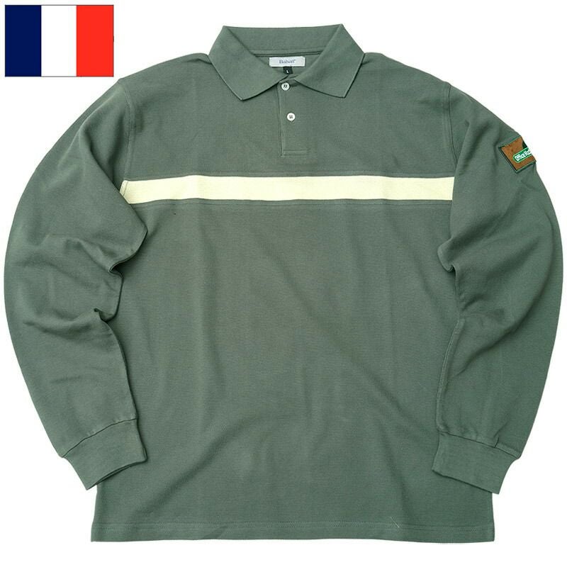 フランス ONF フォレストガード 長袖 ポロシャツ グリーン デッド