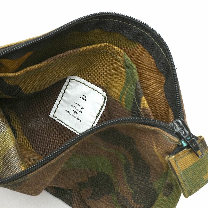 メール便可 オランダ軍 エチケットポーチ DPMカモ USED BP156UN KL
