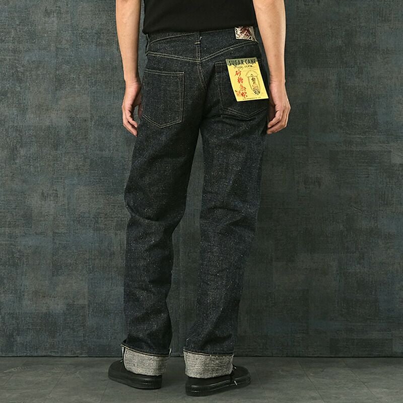 SUGARCANE シュガーケーン #SC40301A 砂糖黍製 14oz. 琉球藍混左綾