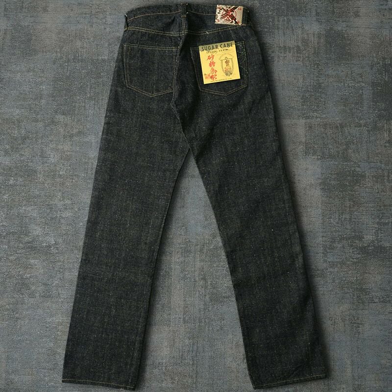 SUGARCANE シュガーケーン #SC40301A 砂糖黍製 14oz. 琉球藍混左綾