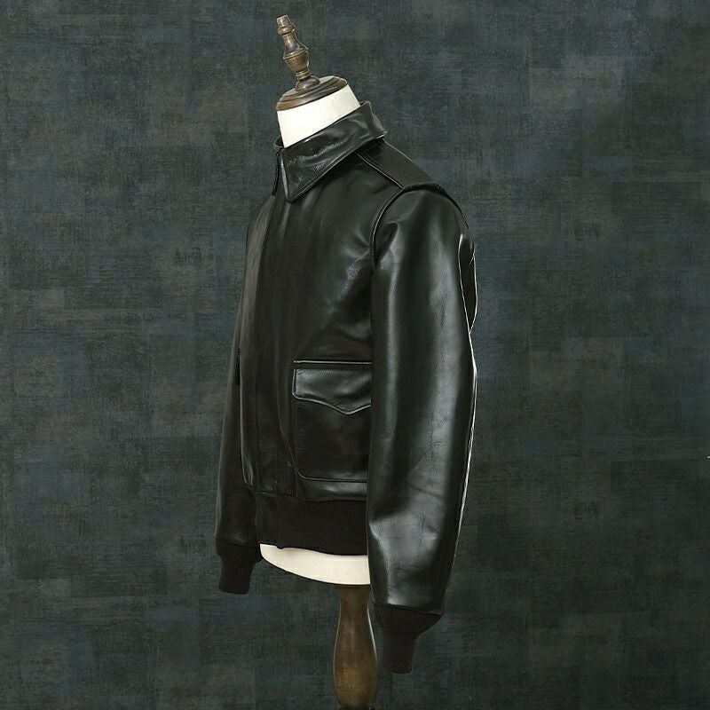 A-2 バズリクソンズ WILLIAM GIBSON BUZZRICKSON'S BUZZ RICKSON'S バズリクソンズ #BR80596 ブラック A-2フライト