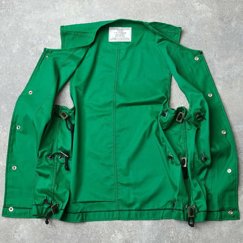 米軍 グランドクルー ベスト グリーン デッドストック JV044NN