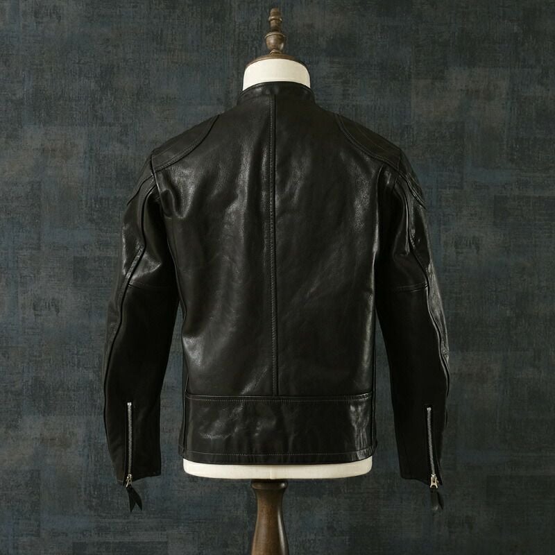 良品L Schott ショット　シングルライダース ジャケット やぎ革　ブラック Schott ショット #7825150003 パデット シングルライダースジャケット