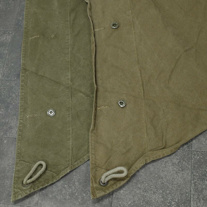 オランダ軍 シェルターハーフ テントシート オリーブ USED EE884UN KL