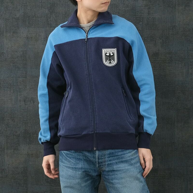 ドイツ軍 トレーニングジャージ ブルー adidas製 USED