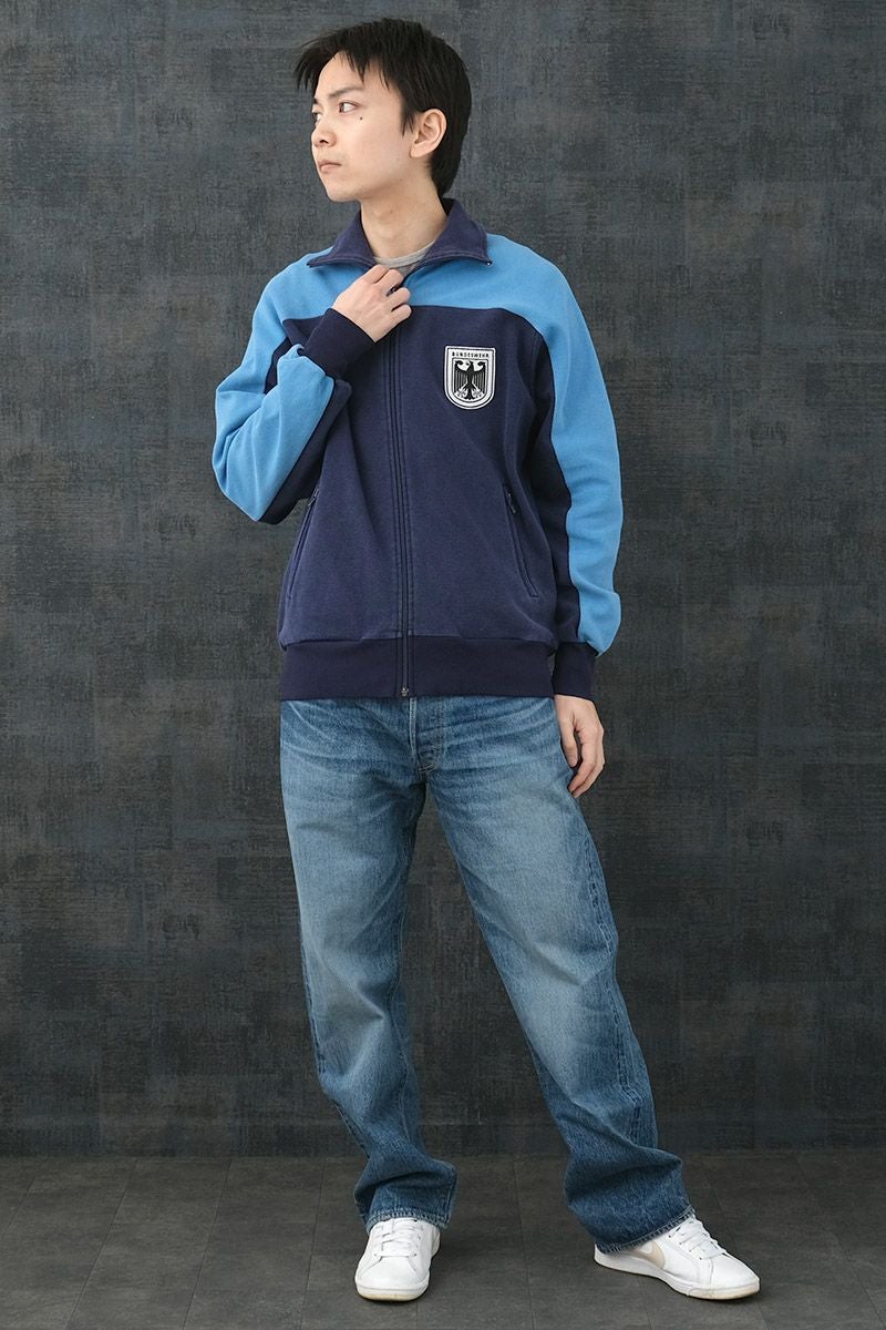 ドイツ軍 トレーニングジャージ ブルー adidas製 USED BW アディダス