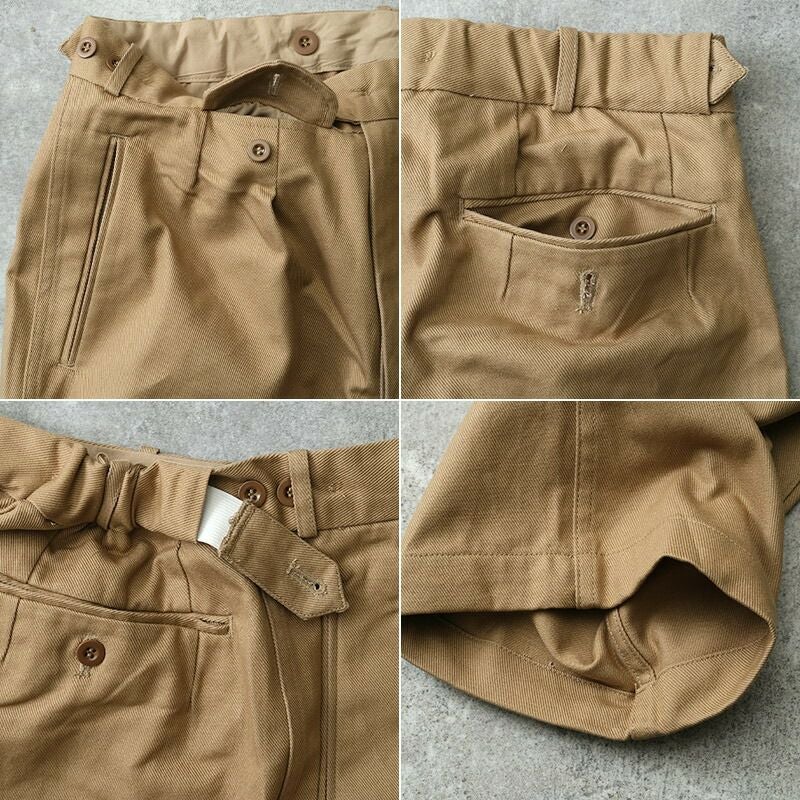 ドイツ軍タイプ NAVY トロピカルパンツ PP449YN メンズ ワークパンツ