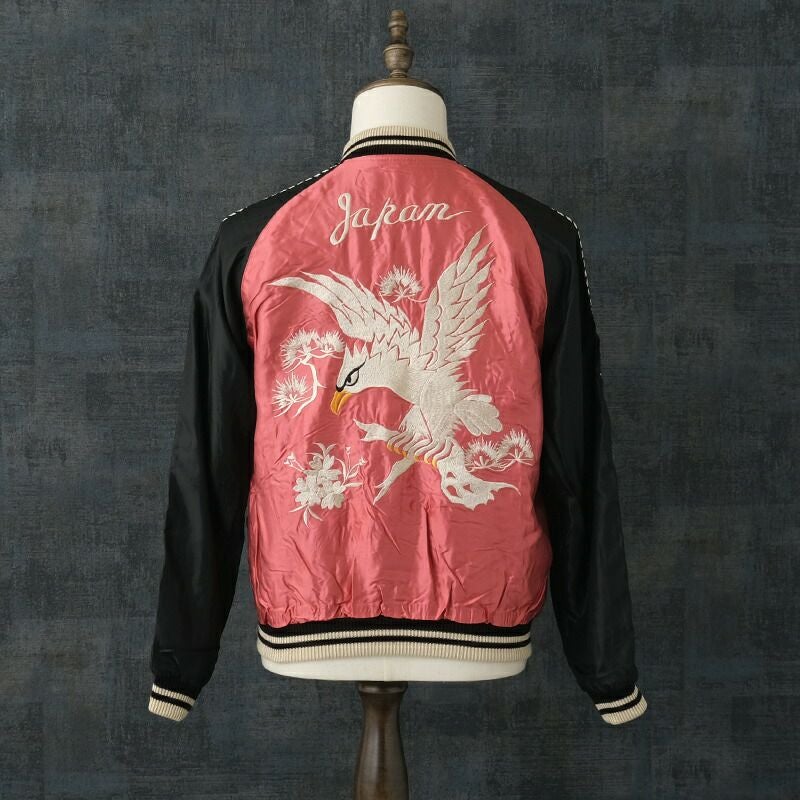 TAILORTOYO テーラー東洋 #TT15682 Early 1950s Style アセテート リバーシブル スカジャン『WHITE EAGLE×LANDSCAPE』