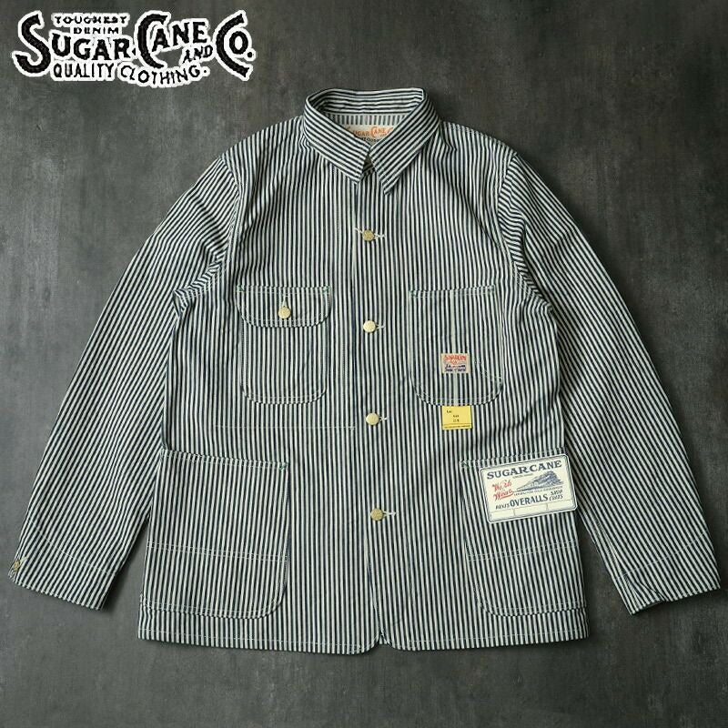 SUGARCANE シュガーケーン #SC15656 11oz. ヒッコリーストライプ