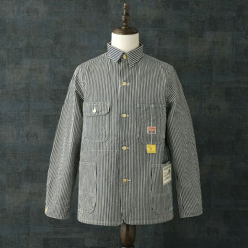 SUGARCANE シュガーケーン #SC15656 11oz. ヒッコリーストライプ
