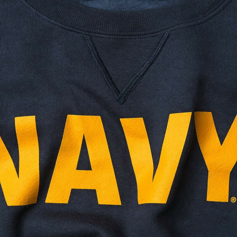米軍 U.S.NAVY スウェットシャツ ネイビー NAVYロゴ デッドストック