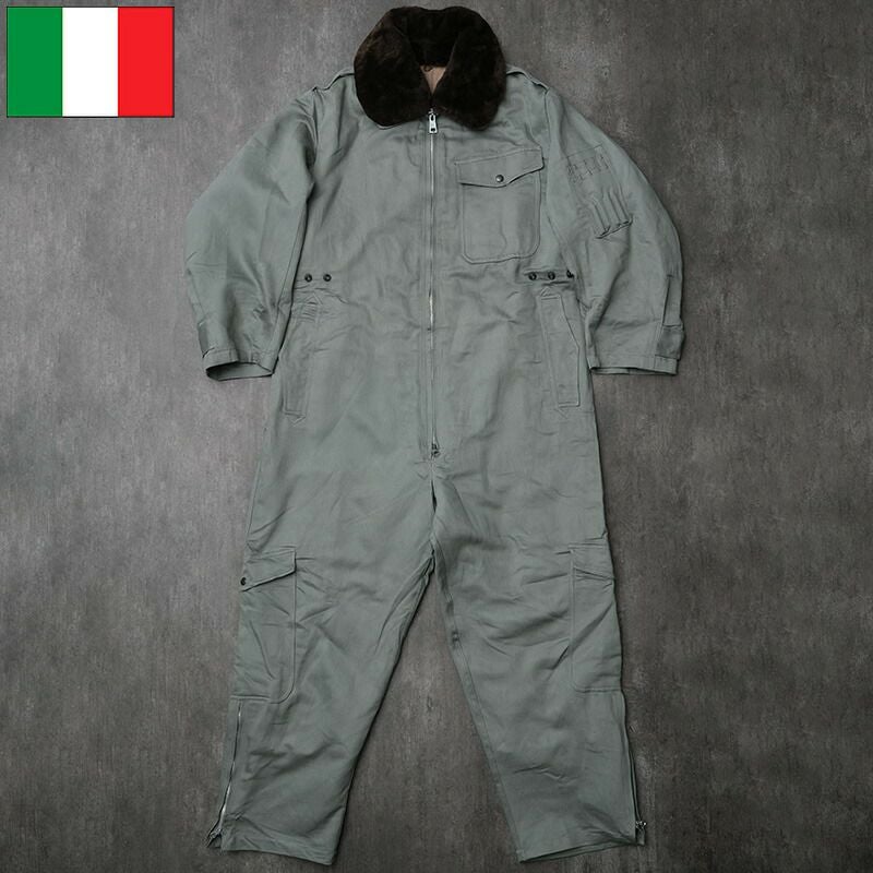 イタリア軍 AMI フライトカバーオール グレー ウールライナー付き