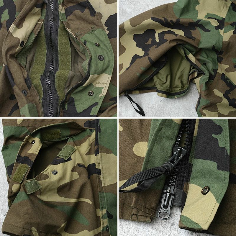 米軍 ECWCS パーカー GEN1 後期型 ウッドランド USED ZJP536UN