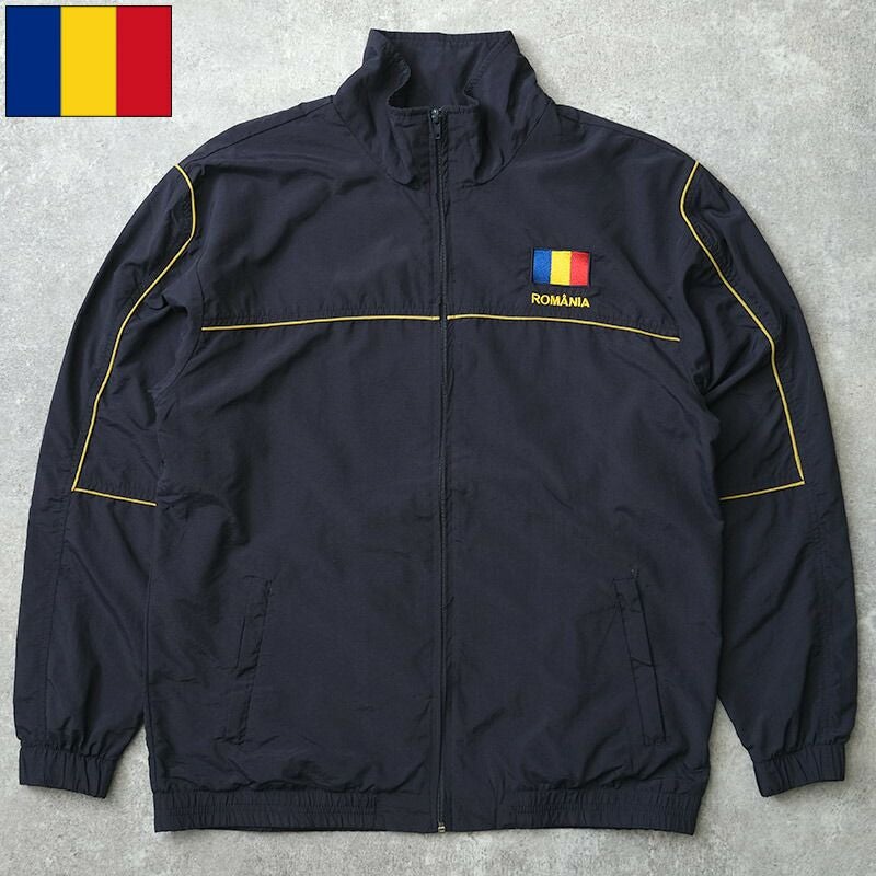 ルーマニア軍 ミリタリースクール トレーニングジャケット ナイロン C