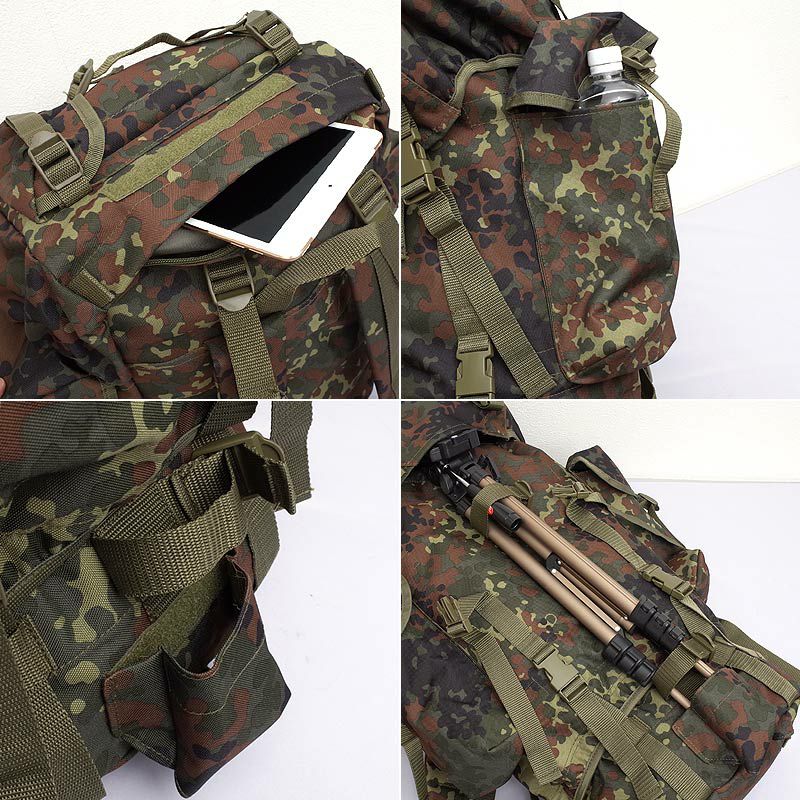ドイツ軍タイプ 75Lリュックサック ミリタリーバッグ #BR031NN
